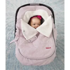 Skip Hop Car Seat Buntings, Canopies & Cushions*- Winter Car Seat Cover, Stroll & Go, Pink Heather
