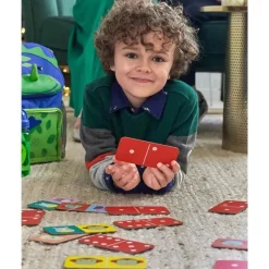 Kids Skip Hop Pretend Play|Toys For 3 Year Old*- Zoo Crew Dominoes Set