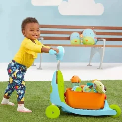 Kids Skip Hop Ride-On Toys|Toys For 3 Year Old*- Zoo 3-In-1 Ride-On Toy, Dog