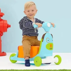 Kids Skip Hop Ride-On Toys|Toys For 3 Year Old*- Zoo 3-In-1 Ride-On Toy, Dog