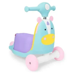Kids Skip Hop Ride-On Toys|Toys For 3 Year Old*- Zoo 3-In-1 Ride-On Toy, Unicorn