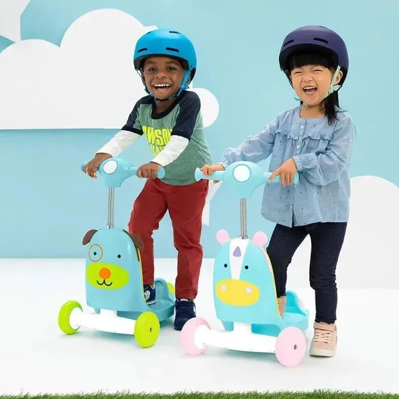 Kids Skip Hop Ride-On Toys|Toys For 3 Year Old*- Zoo 3-In-1 Ride-On Toy, Unicorn