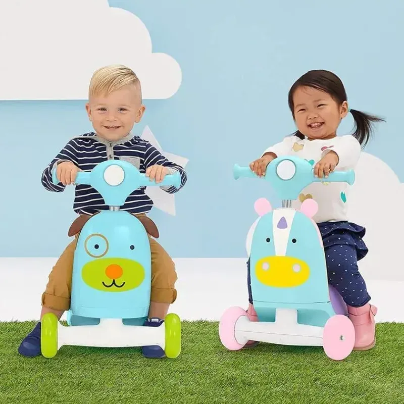 Kids Skip Hop Ride-On Toys|Toys For 3 Year Old*- Zoo 3-In-1 Ride-On Toy, Unicorn