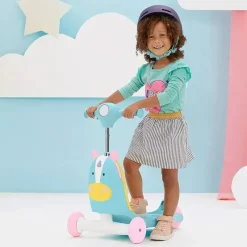 Kids Skip Hop Ride-On Toys|Toys For 3 Year Old*- Zoo 3-In-1 Ride-On Toy, Unicorn
