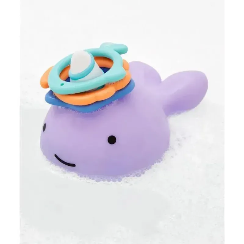 Skip Hop Bath Toys*- Zoo Narwhal Ring Toss Baby Bath Toy