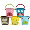 Skip Hop Bath Toys*- Zoo Stack & Pour Buckets Bath Toys