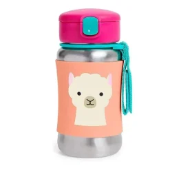 Skip Hop Water Bottle|Dishes, Utensils & Food Containers*- Zoo Stainless Steel Straw Bottle, Llama