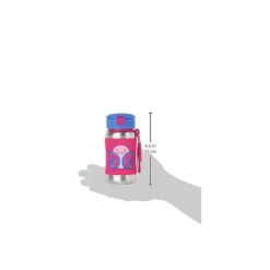 Skip Hop Water Bottle|Insulated Cups*- Zoo Stainless Steel Straw Bottle, Butterfly
