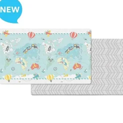 Skip Hop Playmats & Gyms|Toys For 0-12 Months*Doubleplay Reversible Playmat Little Travelers, Multicolor