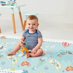 Skip Hop Playmats & Gyms|Toys For 0-12 Months*Doubleplay Reversible Playmat Little Travelers, Multicolor