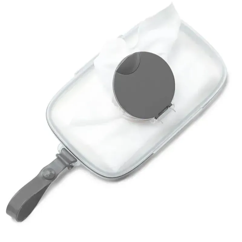 Skip Hop Wipes & Warmers*Grab & Go Snug Seal Wipes Case, Gray