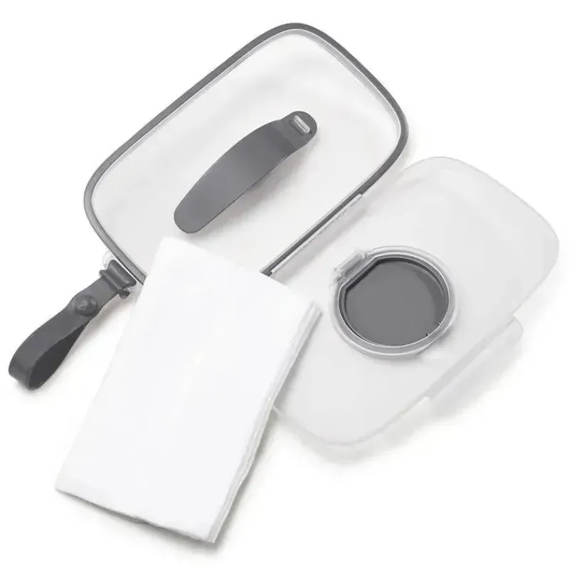 Skip Hop Wipes & Warmers*Grab & Go Snug Seal Wipes Case, Gray