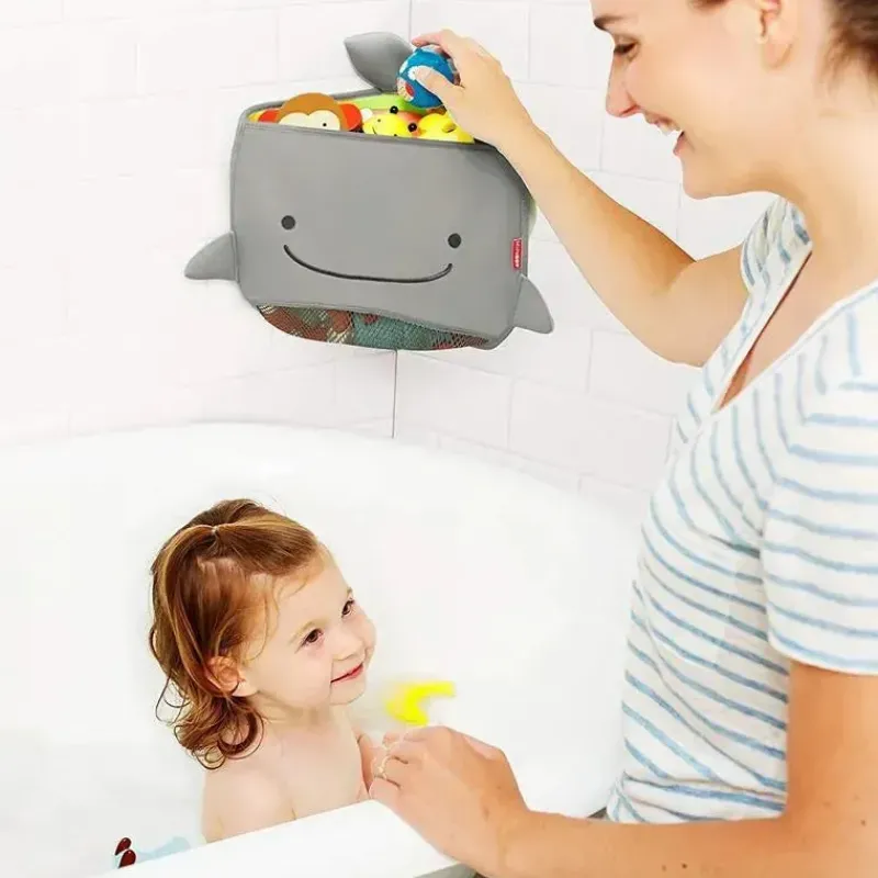 Skip Hop Bath Toys*Moby Corner Bath Organizer - Grey