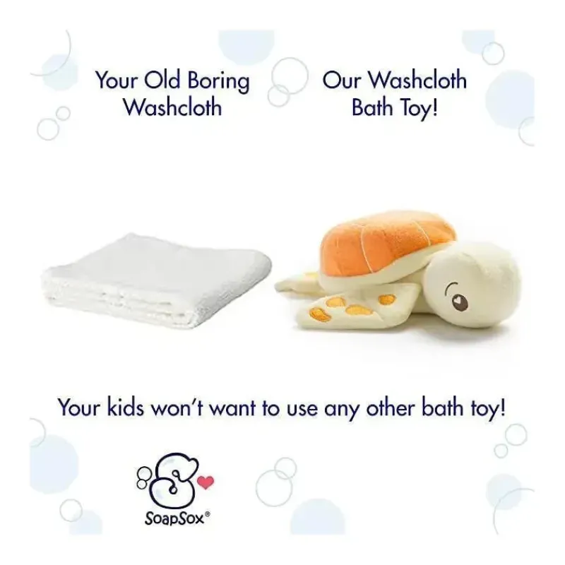 Soapsox Bath Toys*, Toy Sponge Taylor The Turtle