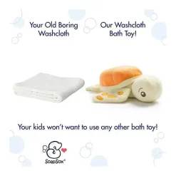 Soapsox Bath Toys*, Toy Sponge Taylor The Turtle