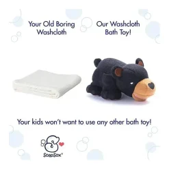 Soapsox Cool Baby Products|Bath Toys*Bath Toy Sponge, Bailey The bear