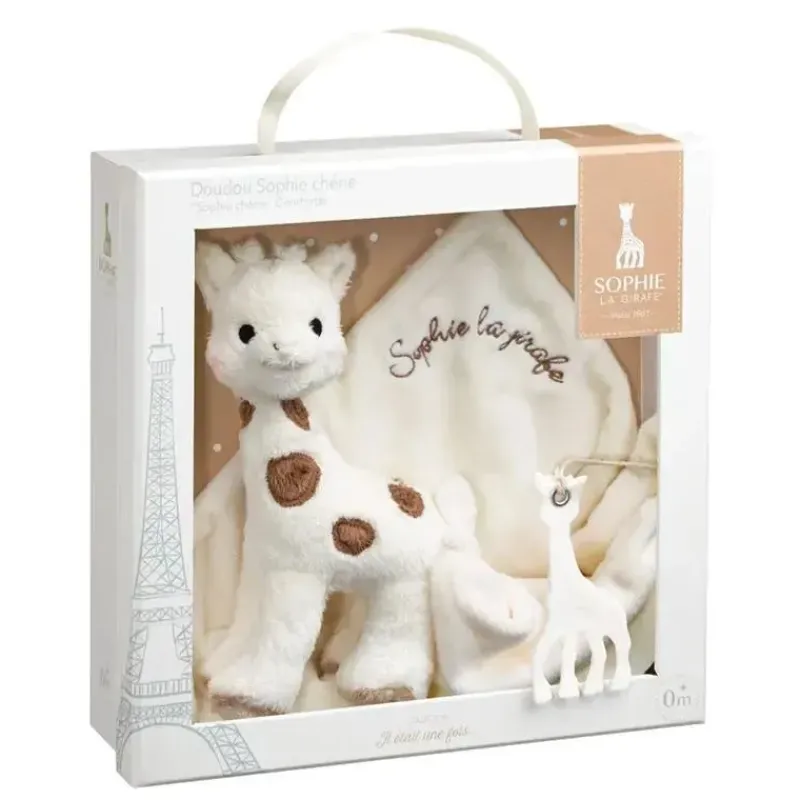 Vulli Lovies, Security Blankets & Blankies*Sophie la Girafe Cherie Blankie, White