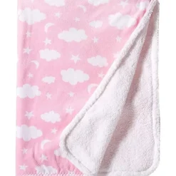 SpaSilk Blankets & Quilts*- Fleece Velboa Blanket, Pink Celestial