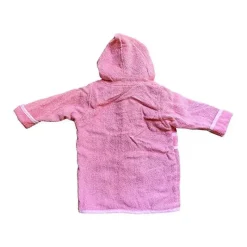 SpaSilk Baby Robes*- Hooded Terry Bathrobe Flamingo with Booties