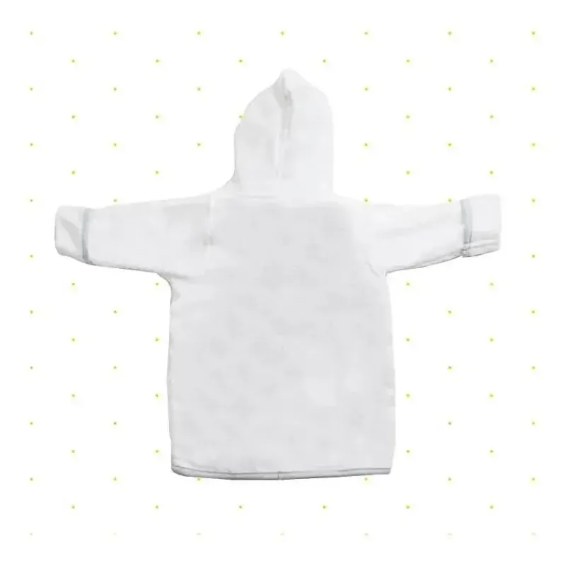 SpaSilk Baby Robes*- Hooded Terry Bathrobe Zebra with Booties