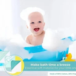SpaSilk Bath Gift Set|Baby Bath Towels*- 3Pk Soft Terry Hooded Towel Set, Green Dots