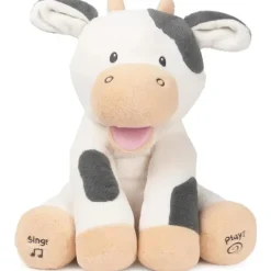 Spin Master Plush & Stuffed Animals*- Baby GUND Buttermilk the Cow Animated Plush, Singing Animal, 12”