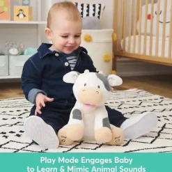 Spin Master Plush & Stuffed Animals*- Baby GUND Buttermilk the Cow Animated Plush, Singing Animal, 12”