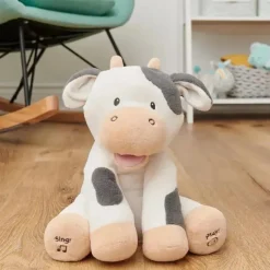 Spin Master Plush & Stuffed Animals*- Baby GUND Buttermilk the Cow Animated Plush, Singing Animal, 12”