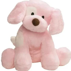 Spin Master Plush & Stuffed Animals*- Baby GUND Spunky Barking Puppy Stuffed Animal Sound Toy with Sounds, Pink, 8”