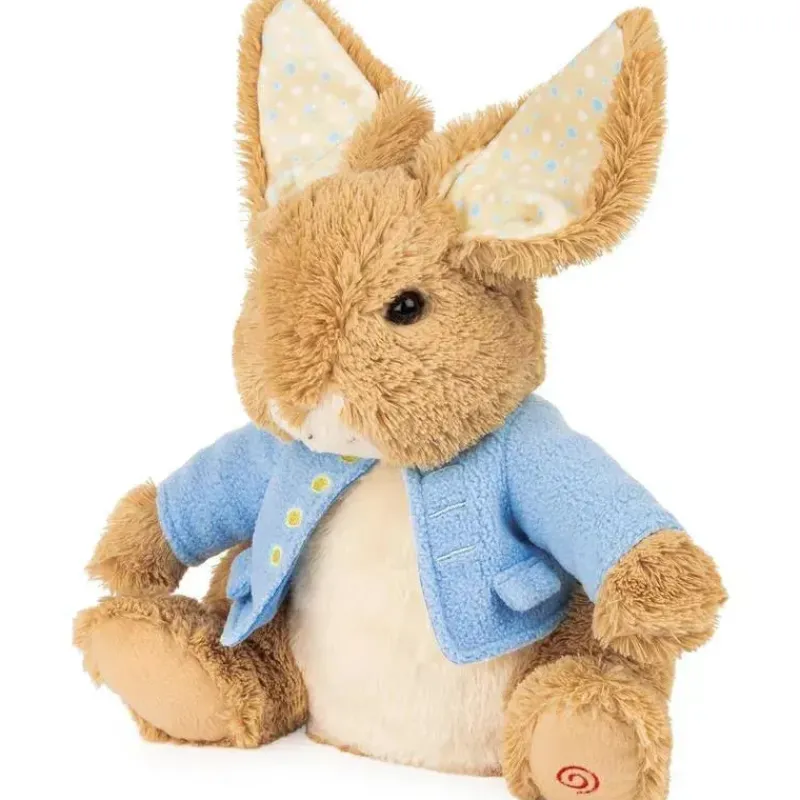 Spin Master Plush & Stuffed Animals|Easter*- GUND Beatrix Potter Peter Rabbit Peek-a-Ears Animated Plush, Interactive Bunny, 11”