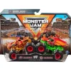 Spin Master Cars|Cars, Trucks & Trains*- Monster Jam, Official Bakugan Dragonoid Vs. Bakugan Dragonoid Die-Cast Monster Trucks, Ages 3+