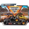 Spin Master Cars|Cars, Trucks & Trains*- Monster Jam, Official Earth Shaker Vs. Bad Company Die-Cast Monster Trucks, Ages 3+