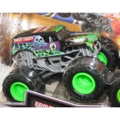 Spin Master Cars|Cars, Trucks & Trains*- Monster Jam 2023 Official Diecast Truck 2-Pack Series 25 Grave Digger vs Global Avenger, Ages 3+