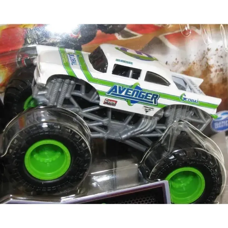 Spin Master Cars|Cars, Trucks & Trains*- Monster Jam 2023 Official Diecast Truck 2-Pack Series 25 Grave Digger vs Global Avenger, Ages 3+