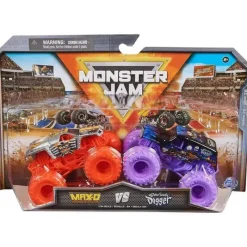 Spin Master Cars|Cars, Trucks & Trains*- Monster Jam 2023 Diecast Truck 2-Pack Series 26, Max-D vs Son-uva Digger, Ages 3+