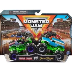 Spin Master Cars|Cars, Trucks & Trains*- Monster Jam, Official Grave Digger Vs. Grave Digger Die-Cast Monster Trucks