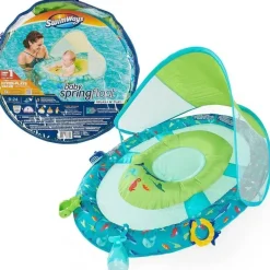 Spin Master Water Toys*- SwimWays Baby Spring Float Splash N Play, UPF Protection, Kids 9-24 Months