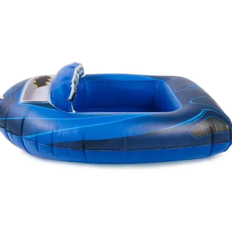 Spin Master Super Heroes|Water Toys*- Swimways DC Batman Batmobile Inflatable Water Boat Vehicle, for Kids Aged 3 & Up