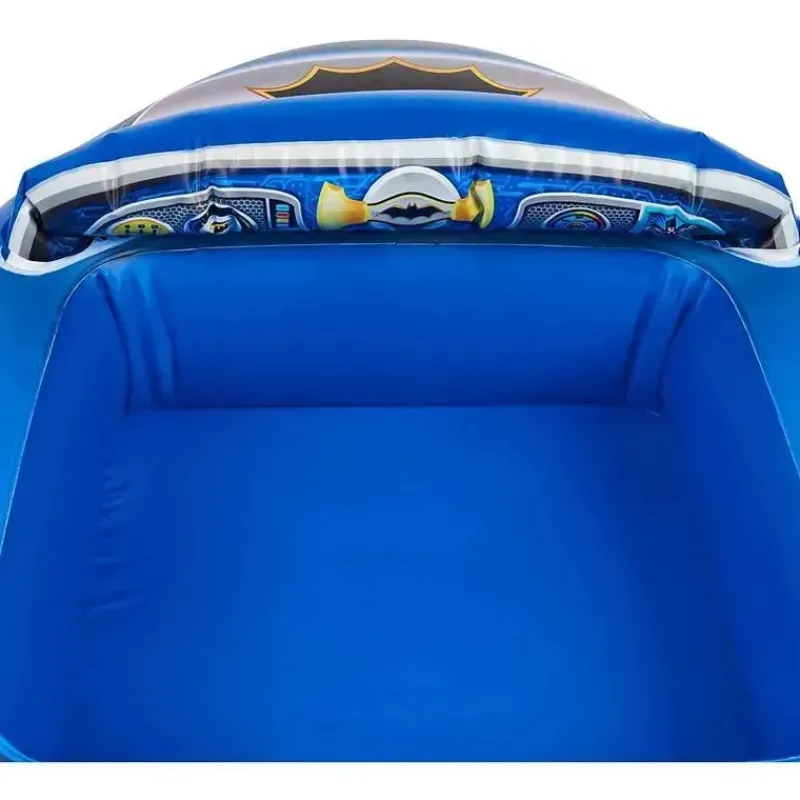 Spin Master Super Heroes|Water Toys*- Swimways DC Batman Batmobile Inflatable Water Boat Vehicle, for Kids Aged 3 & Up