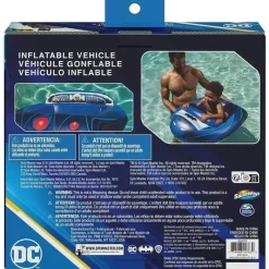 Spin Master Super Heroes|Water Toys*- Swimways DC Batman Batmobile Inflatable Water Boat Vehicle, for Kids Aged 3 & Up