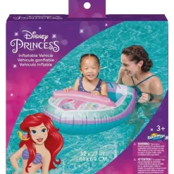 Spin Master Life Vests & Floats*- Swimways Disney Princess Ariel Inflatable Water Boat Vehicle for Kids Ages 3+