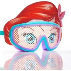 Spin Master Disney Princess|Goggles & Swimming Masks*- SwimWays Disney Princess Character Mask Kids Deluxe Swim Goggles, Ariel