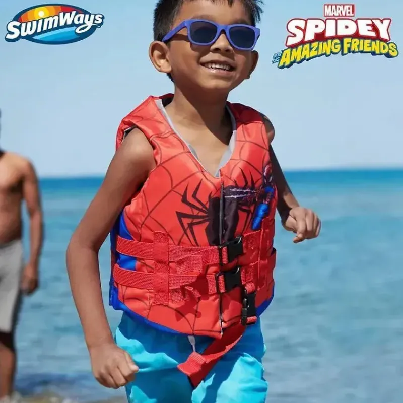 Spin Master Life Vests & Floats*- SwimWays Marvel Swim Trainer Life Jacket, for Kids 33-55 lbs, Spidey