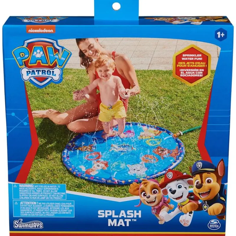 Spin Master Paw Patrol|Water Toys*- SwimWays Paw Patrol Splash Mat, Kids Splash Pad & Outdoor Toys for Kids Aged 1+
