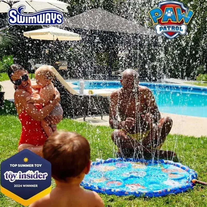 Spin Master Paw Patrol|Water Toys*- SwimWays Paw Patrol Splash Mat, Kids Splash Pad & Outdoor Toys for Kids Aged 1+