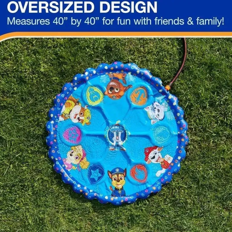 Spin Master Paw Patrol|Water Toys*- SwimWays Paw Patrol Splash Mat, Kids Splash Pad & Outdoor Toys for Kids Aged 1+