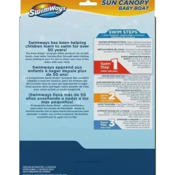 Spin Master Life Vests & Floats*- Swimways Sun Canopy Baby Boat, Toys for Kids Aged 9-24 Months, Whale