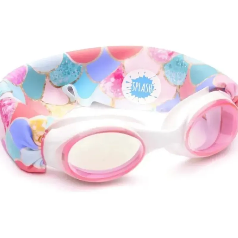 Splash Place Goggles & Swimming Masks*Swim Goggles - Fun, Fashionable, Comfortable, Adult & Kids, Magenta Mermaid