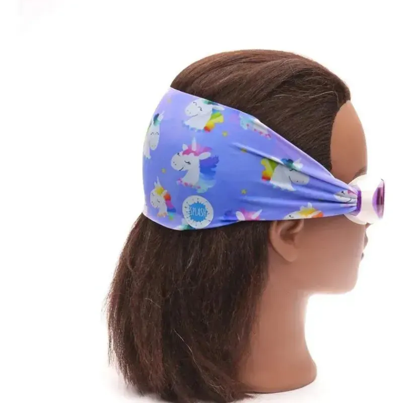Splash Place Goggles & Swimming Masks*Swim Goggles - Fun, Fashionable, Comfortable, Adult & Kids, Rainbow Unicorn