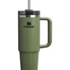 Stanley Water Bottle|Dishes, Utensils & Food Containers*- Dried Pine Quencher H2.0 Tumbler with Handle and Straw 30 Oz